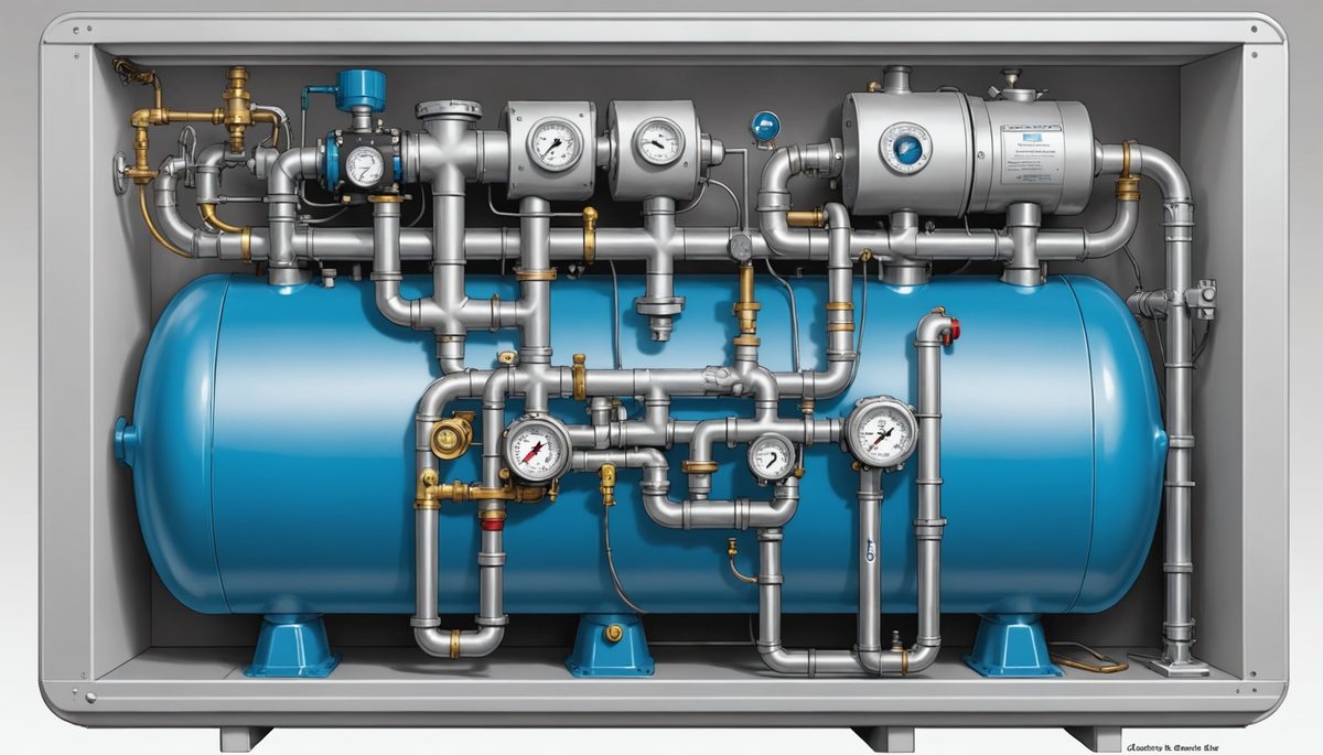 Expansion Tank Sizing per Acceptance Factor and Absolute Pressure: Thermal Expansion, Precharge, and Hydronic vs Potable — CalcEngineer engineering guide